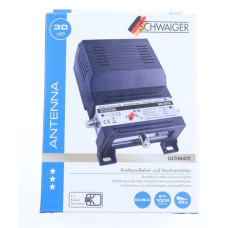 SCHWAIGER BN2315531 NACHVERSTÄRKER 30DB SCHWARZ/SILBER BN2315531