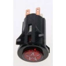 WHIRLPOOL/INDESIT C00031883 482000026191 DRUCKTASTE SCHWARZ M. LEUCHTE 482000026191